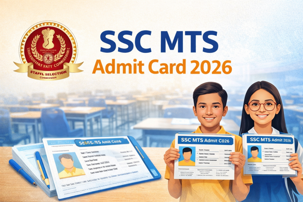 SSC MTS Admit Card 2026