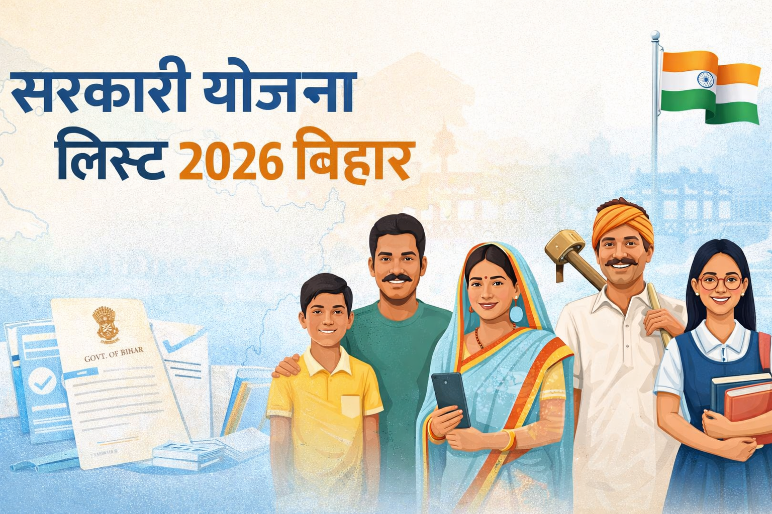 Sarkari Yojana List 2026 Bihar